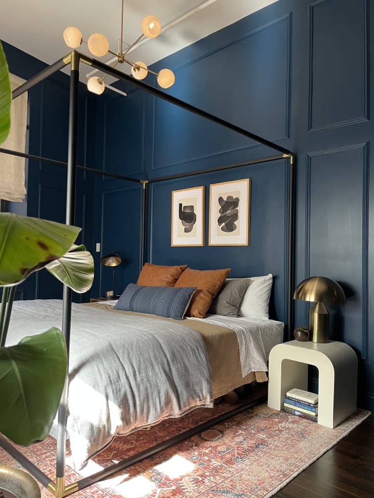 Cool store blue bedroom